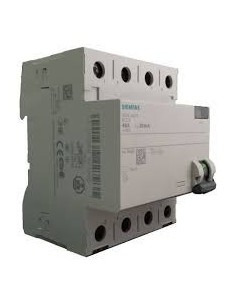 - Siemens 5sv3344-6____disyuntor Din Tetra  40a  30ma  Tipo A  (superinmuniazado) Con Filtro De Armonicas  (4 X)