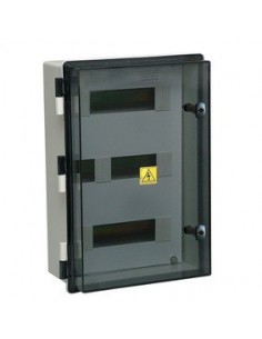 Roker Prd553/1 Gabinete Estanco   328 X 465 X 175  36 Bocas Din Ip65 C/bisag S/cerr Tapa Transp (caja Termica Estanca)