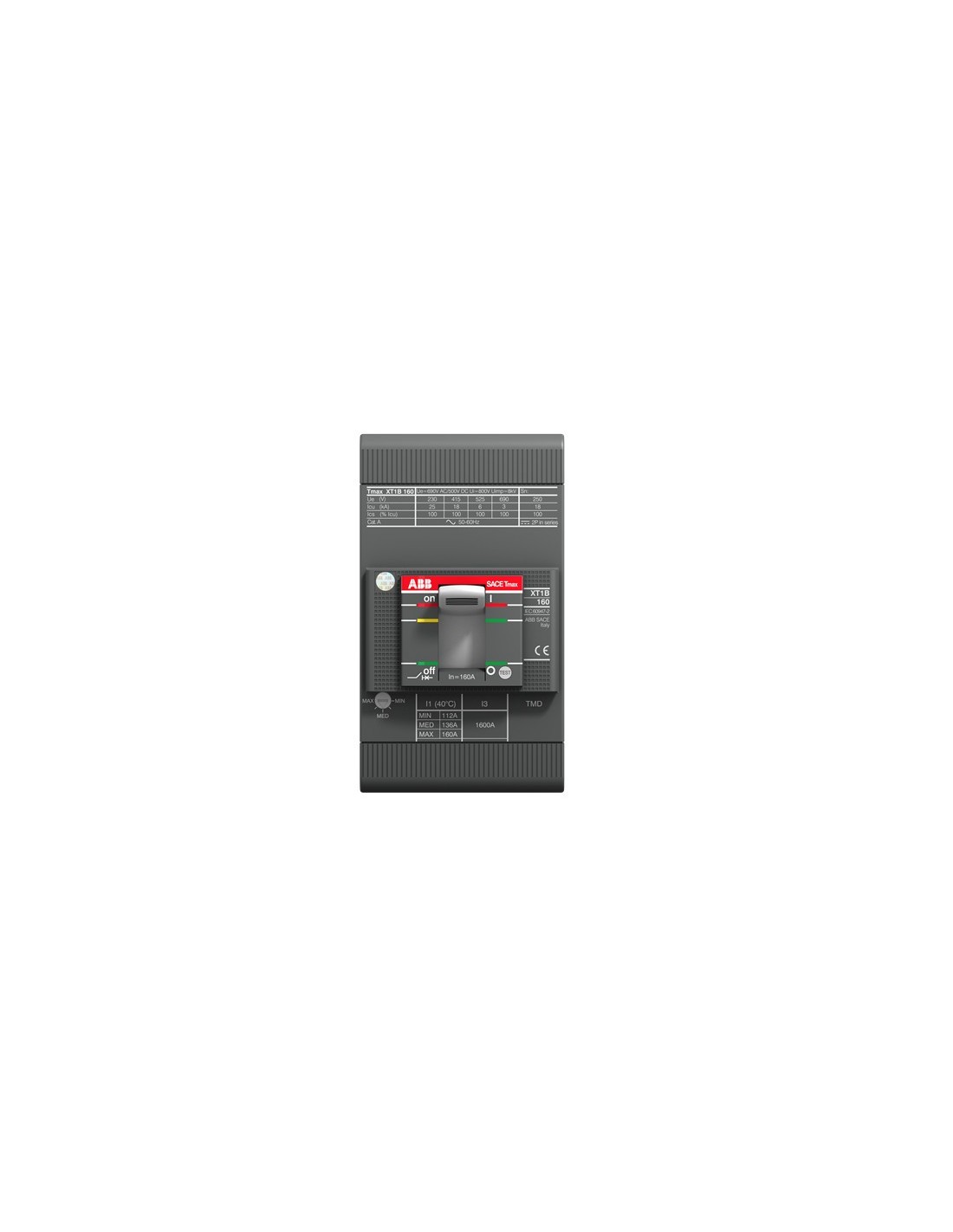 Abb Xt1b-160_ Interruptor Compacto 3 X 112a-160a. - 18ka.