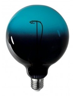 Trixton Le2060 E27 G125 Vintage Led No-dim 4w Globo Azul+negro 2700k 480lm Filamento Calida Lampara Antique (180g)