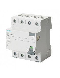 Siemens 5sm3345-0___ Disyuntor Din Tetra 125a  30ma  Tipo Ac (4 X)