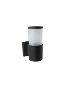 180g 46001/01 Strike I Farola Pared 1x  E27 Con Policarbonato Negro