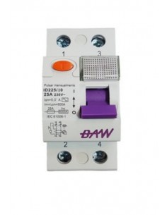 Baw Id225/010  Disyuntor Din Bip    2 X  25a  10ma Ultrasensible