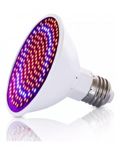 - 180g Le2045   Growlamp  E27  Par-38 60 Leds 14w/      (r-100) Lampara Growlight
