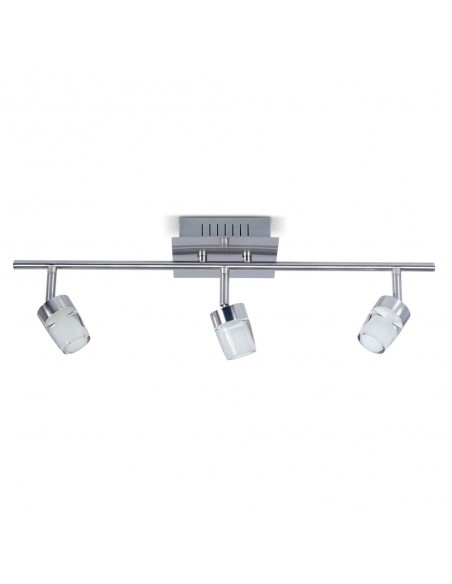 Dabor Brest-3     Aplique Led 3 X 5w C/tulipa De Vidrio Cristal