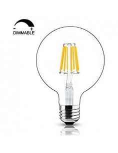 Tryxton Le2032 E27 G125 Vintage Led Dimerizable 8w Globo 2700k 960lm Filamento Calida Lampara Antique (180g)