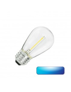 Interelec 403276 S14 E27 Led Azul___ 1.2w Filamento Lampara Decorativa