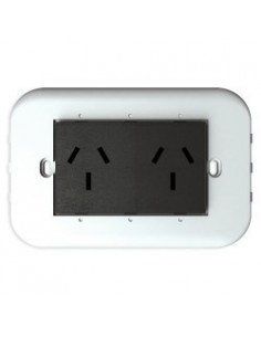 Jeluz 80088     Mod Y Bast. Platinum Toma Doble            10a      Negro (verona)