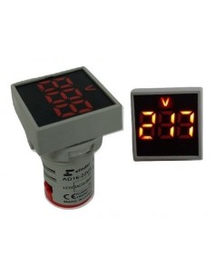 Elibet Ad22-dsvf  Voltimetro 220v Para Tablero Diam 22mm