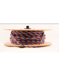Mts. Cable Textil  __m5 2  X  0.75  K Carioca Multicolor