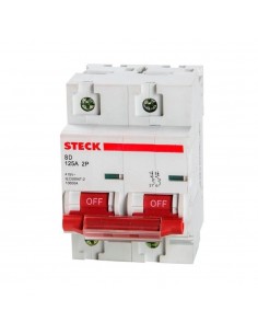 Steck Sdd2c80_ Termica Din 2 X  80a 10ka Curva C (bip)