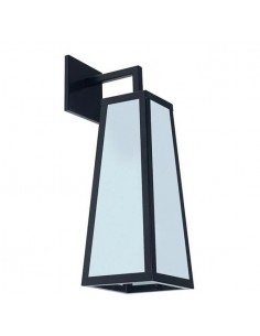 Ilum Rust 801 Zeus Opal________ Farol Minimalista 4 Caras Sop. Superior Negro (iluminacion Rustica)