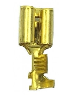 Lct 5502 N436 Terminal De Bronce Pala Grande Hembra 6.3mm     (nº671) fusse Lt0604