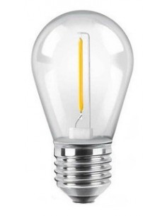 Interelec 404500  S14 E27 Led Calida 1.0w Filamento Lampara Decorativa Guirnalda