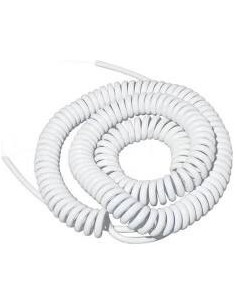 Cable Espiralado Taller Largo 69/200cm   3 X   0.75    Blanco  0.80