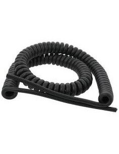 Cable Espiralado Taller Largo 69/200cm   3 X   0.75    Negro   0.80