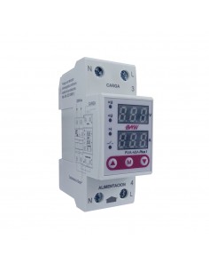 Baw Pva-40a P1   Protector De Tension Monofasico Voltimetro Y Amperimetro