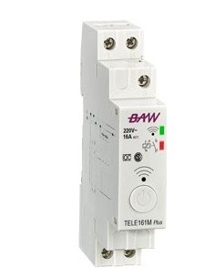 Baw Tele161m Plus Telerruptor Din Wifi Timer Programable / Cuenta Regresiva, Domotica