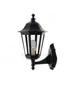 Ilum Rust 301      Farol Colonial Policar. Soporte Inf            Negro (iluminacion Rustica)