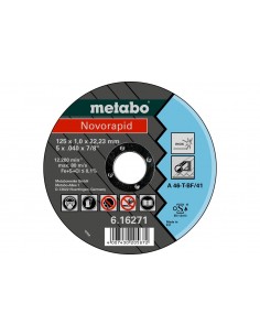 Metabo 616271000 Disco De Corte 125 X 1.0 X 22,23 Metal Novorapid