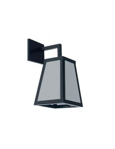 Rustica 802 Zeus Ii Opal________ Farol Minimalista 4 Caras Sop. Superior Negro (iluminacion Rustica)