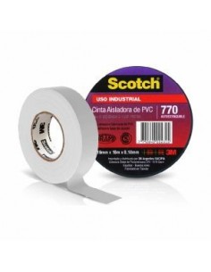 3m  770  Cinta Aisladora Pvc 20 Mts.  Blanca..