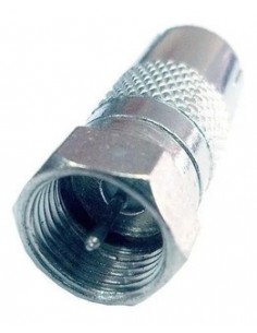 - Adaptador Coaxil A2 P.p.f A J.p.g  C/tuerca Plug Pin Grueso A Jack Pin Grueso