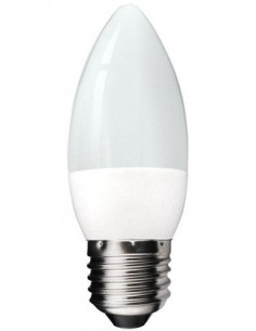 Macroled C37_____ E27   6.0w/3000k Vela Calida 520lm Lampara Led (interelec 401985 402965)