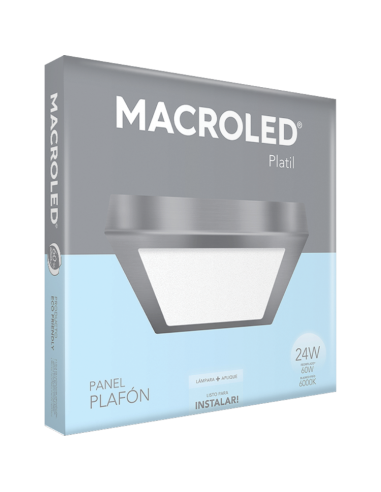 Macroled Ppc24cw_24w_ Plafon De Sobre...