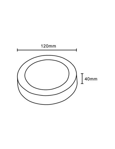 Candil Plre1206 Nm Plafon Led Redondo...