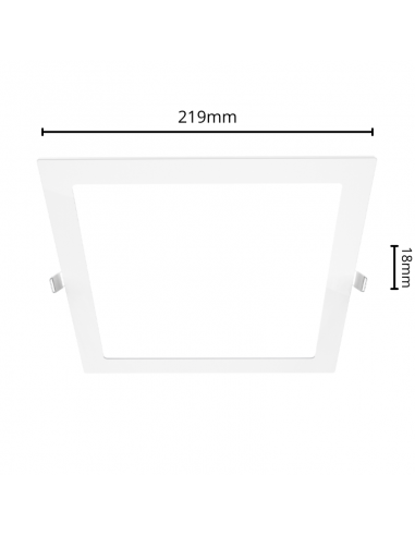 Macroled Pec18cw   Panel Led Embutir...