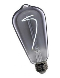 Interelec 403259 E27 St64 Vintage Led 3w/6500k Fume Antique Led Calida Boticario Smoked 2