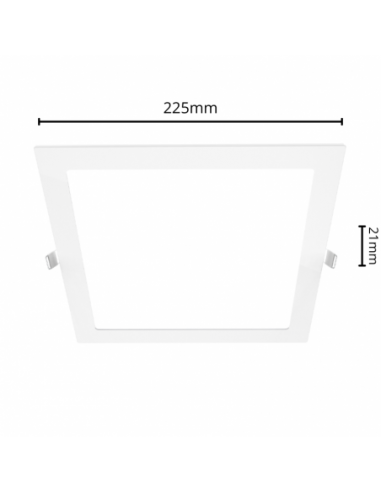 Interelec 403413 Panel Led Embutir...