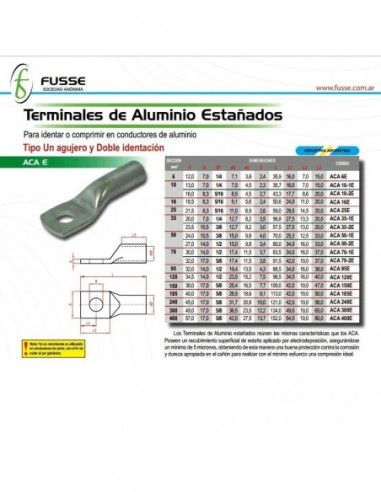 Lct 2036 Scc 120/2 Terminal De Cobre...