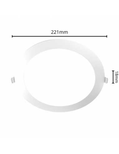 - Macroled Per18cw Panel Led Embutir...
