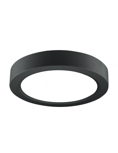 Interelec 404905 Plafon Led Negro...